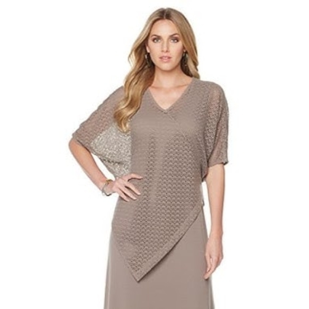 Serena Williams Taupe Knit Top